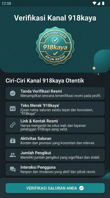Tampilan kanal resmi 918kaya