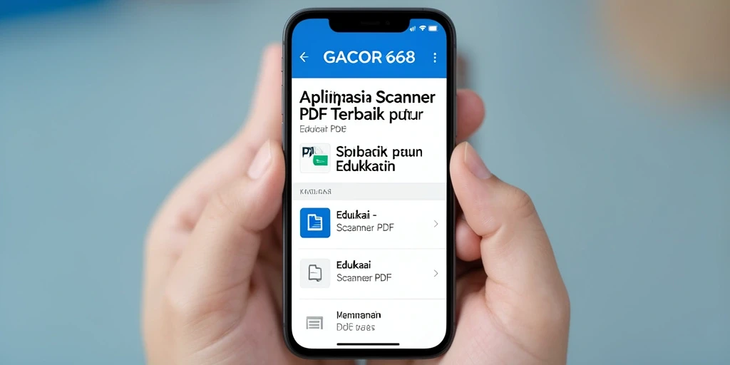 Tampilan antarmuka GACOR668 yang intuitif dan mudah digunakan.