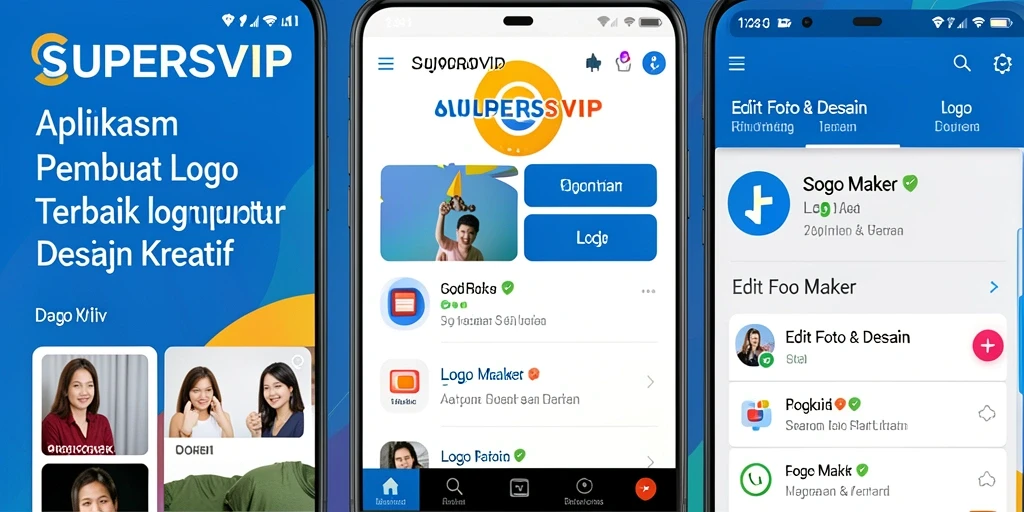 Antarmuka pengguna yang ramah dan intuitif dari SUPERSVIP.